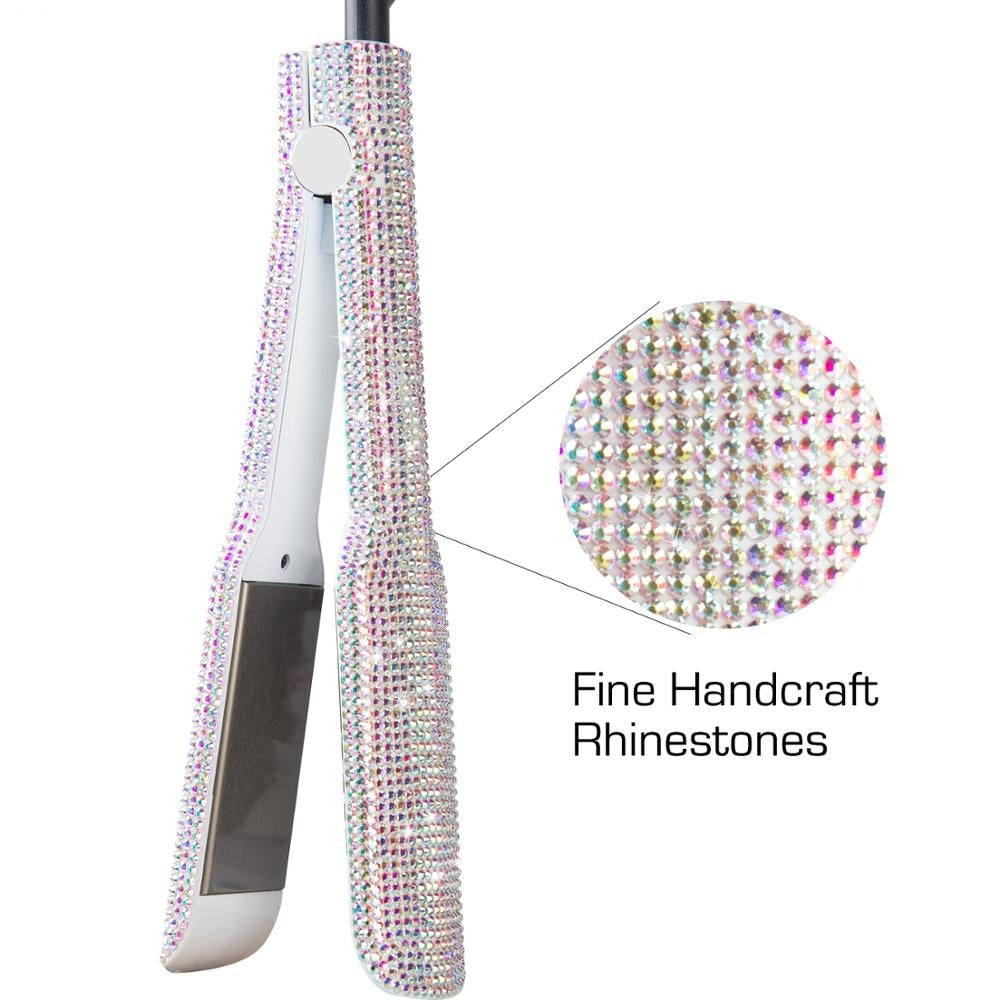Rhinestone Flat Iron Hair Traightener