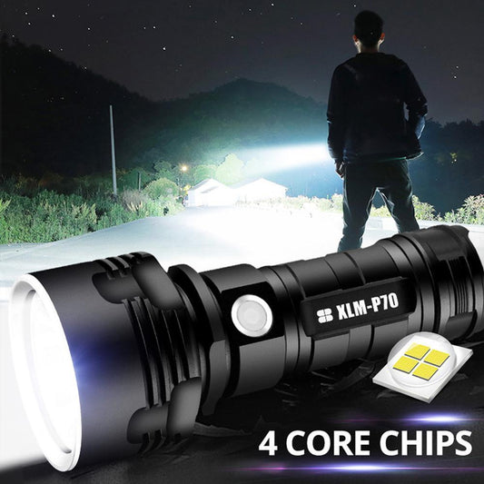 Lampe de poche LED haute rechargeable et étanche